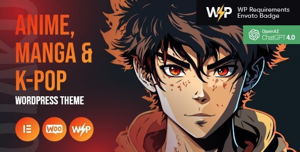 Otaku 1.5.0 – Anime, Manga & K-Pop WordPress Theme