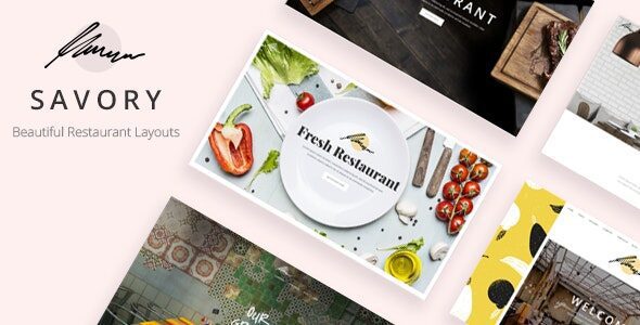 Savory 2.3.0 – Restaurant Theme