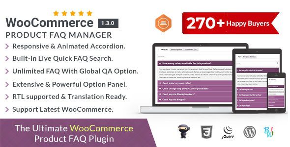 WooCommerce Product Faq Manager