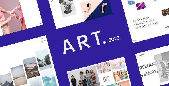Download ART WordPress Theme free for portfolio, creative and agency websites with modern layouts, responsive design and full customization options.