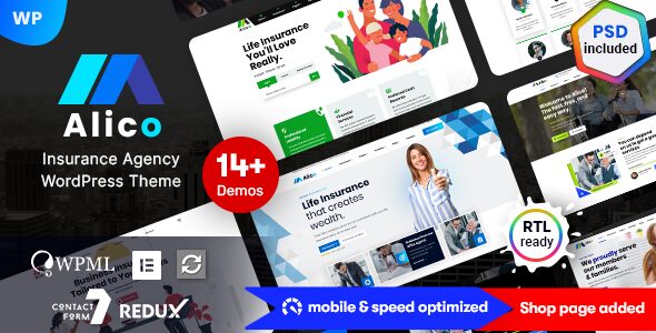 Alico 1.2.0 – Insurance WordPress Theme