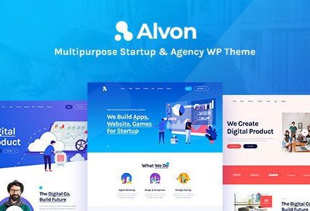 Alvon 2.0.2 – Multipurpose Startup & Agency WordPress Theme