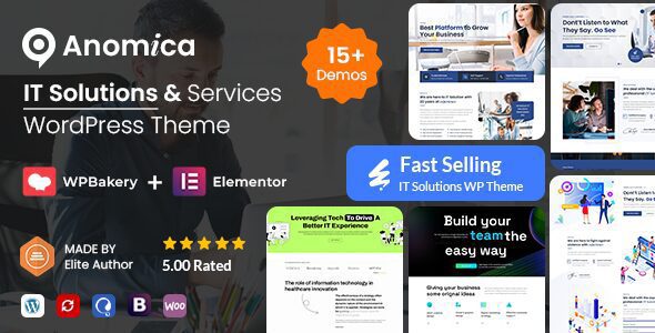 Anomica 5.8 – IT Solutions and Services WordPress Theme + RTL