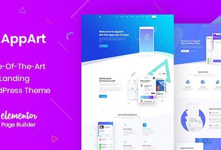 AppArt 3.0.4 – Creative WordPress Theme For Apps Saas