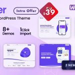 Apper 2.0.15 – App Landing Page Multi-concept WordPress Theme