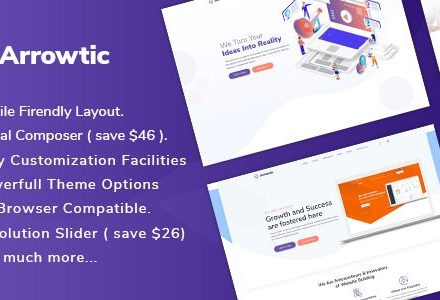 Arrowtic 2.0.7 – Digital Marketing Agency WordPress Theme
