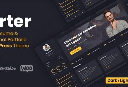 Arter 1.8.3 – Resume WordPress Theme