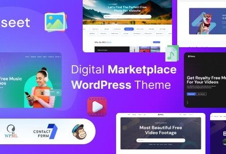 Aseet 1.0 – Digital Marketplace WordPress Theme