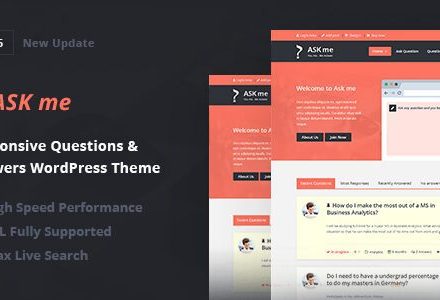 Ask Me 6.9.8 – Responsive Questions & Answers WordPress