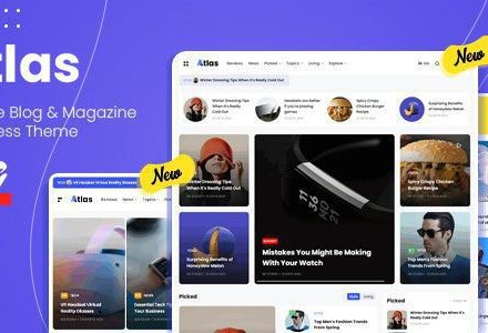 Atlas 2.1.0 – Creative Blog & News WordPress Theme