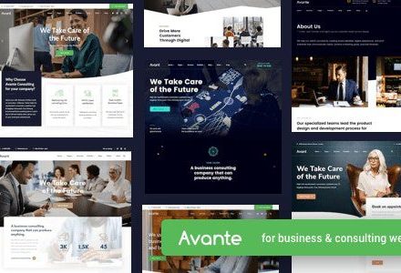 Avante 3.0 – Business Consulting WordPres Theme