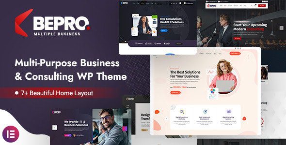 Bepro 1.0 – Multipurpose Business WordPress Theme