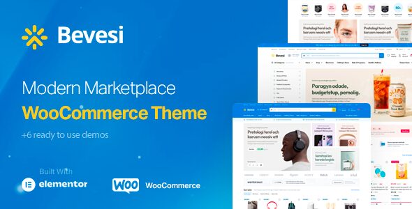 Bevesi 1.1.1 – Multi-Vendor and Marketplace WooCommerce Theme