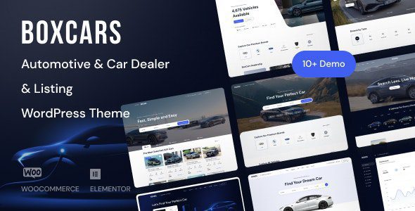 Boxcar 1.1.8 – Automotive & Car Dealer WordPress Theme