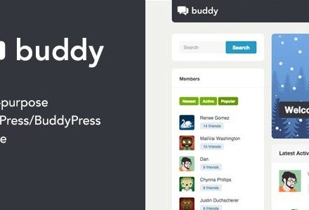 Buddy 2.23.1 – Simple WordPress & BuddyPress Theme