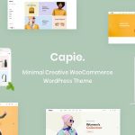 Capie 1.0.33 – Minimal Creative WooCommerce WordPress Theme
