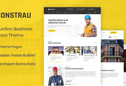 Constrau 1.2.7 – Construction Business WordPress Theme