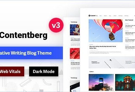 Contentberg 3.0.1 – Content Marketing & Personal Blog
