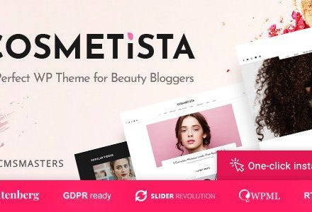 Cosmetista 1.1.0 – Makeup Review Beauty WordPress Theme