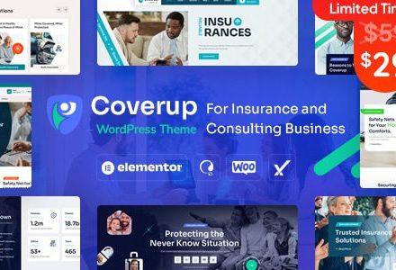 CoverUp 1.0 – Insurance & Consulting Business WordPress Theme