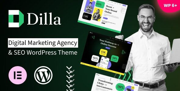 Dilla 1.0 – Digital Marketing Agency & SEO WordPress Theme