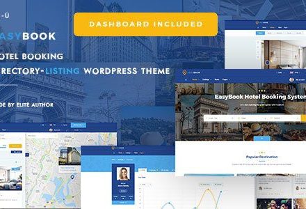 EasyBook 1.4.2 – Hotel & Tour Booking WordPress Theme