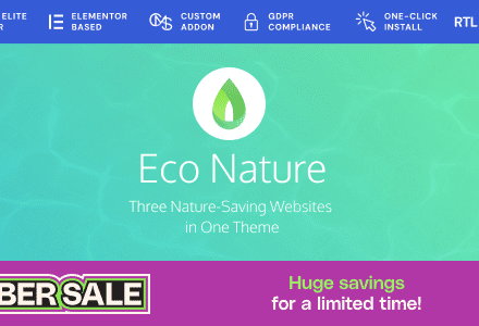 Eco Nature 2.0.4 – Environment & Ecology WordPress Theme