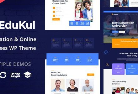 Edukul 1.28 – Online Courses WordPress Theme