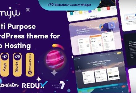 Emyui 2.6 – Multipurpose Web Hosting WordPress Theme