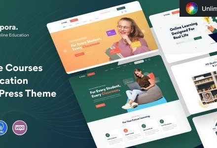 Epora 1.0.6 – Online Courses & Education WordPress Theme