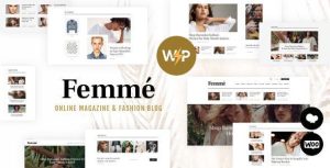 Femme 1.3.6 – An Online Magazine & Fashion Blog WordPress Theme + RTL