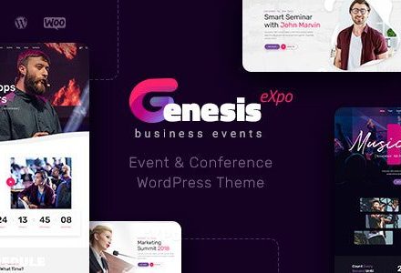 GenesisExpo 1.4.10 – Business Events & Conference WordPress Theme