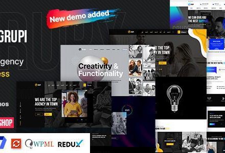 Grupi 1.5.5 – Digital Agency WordPress Theme