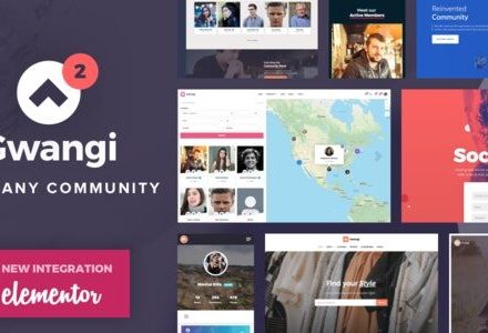 Gwangi 2.4.5 – PRO Multi-Purpose Membership, Social Network & BuddyPress Community Theme