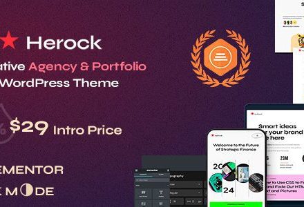 Herock 1.0.3 – Agency & Portfolio WordPress Theme