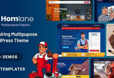 Homlane 1.6 – Multipurpose Servicing And Repairing WordPress Theme