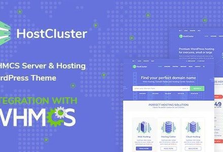 HostCluster 2.5 – WHMCS Hosting WordPress Theme