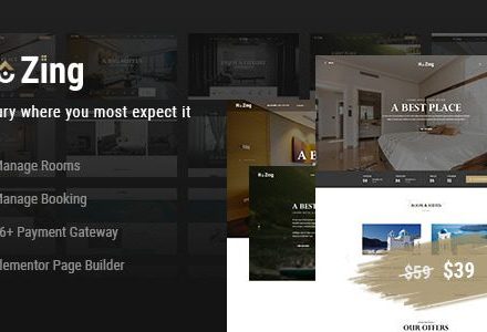 Hozing 1.2.7 – Hotel Booking WordPress Theme