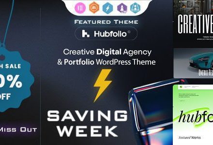 Hubfolio 1.0.9 – Creative Portfolio & Digital Agency WordPress Elementor Theme