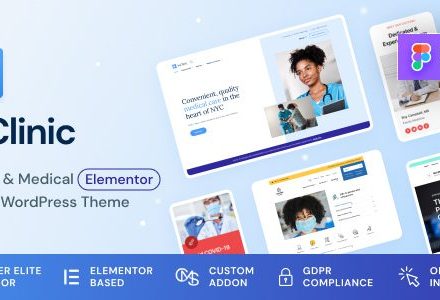 InClinic 1.1.10 – Healthcare & Medical WordPress Theme