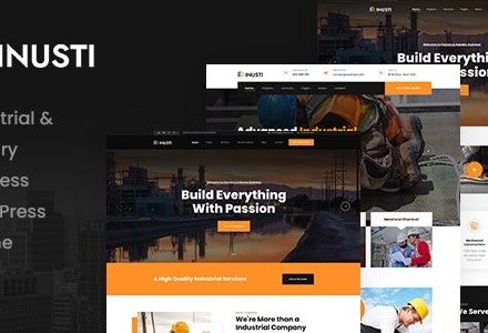 Inusti 1.0.8 – Factory & Industrial WordPress Theme