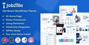 JobZilla 1.8 – Job Board WordPress Theme