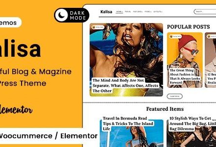 Kalisa 2.0.2 – Blog & Magazine WordPress Theme