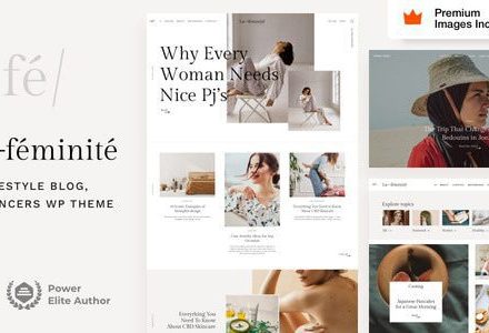 LaFeminite 10.4 – Personal Blog WordPress Theme