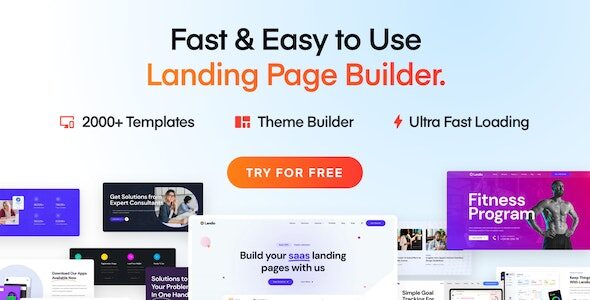 Landio 3.0.10 – Multi-Purpose Landing Page WordPress Theme