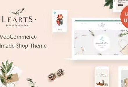 LeArts 1.8.4 – Handmade Shop WooCommerce WordPress Theme