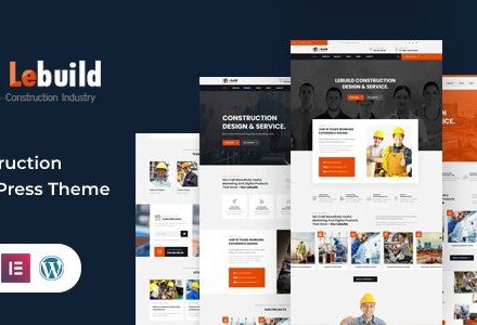 Lebuild 2.0.0 – Construction Industry Company WordPress Theme