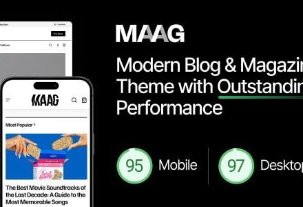 Maag 1.0.4 – Modern Blog & Magazine WordPress Theme