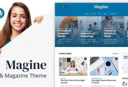 Magine 1.4.1 – Business Blog WordPress Theme