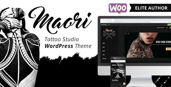 Maori 1.5.1 – Tattoo Studio WordPress Theme